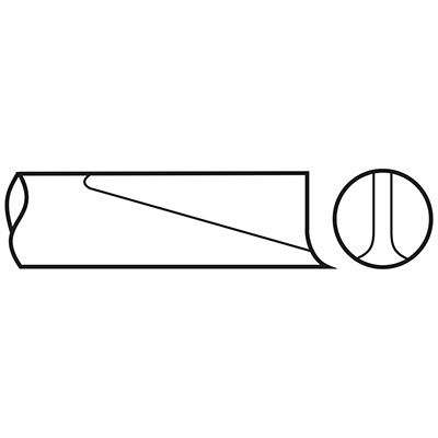 CHISEL 12,6MM RND SHANK 178MM A047052 product photo
